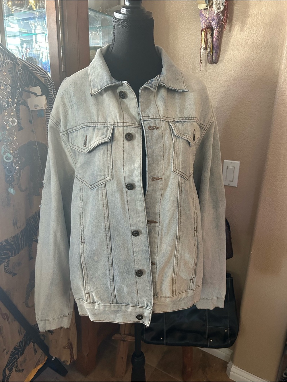Brooklyn Cloth Light Gray Washed Denim Jacket